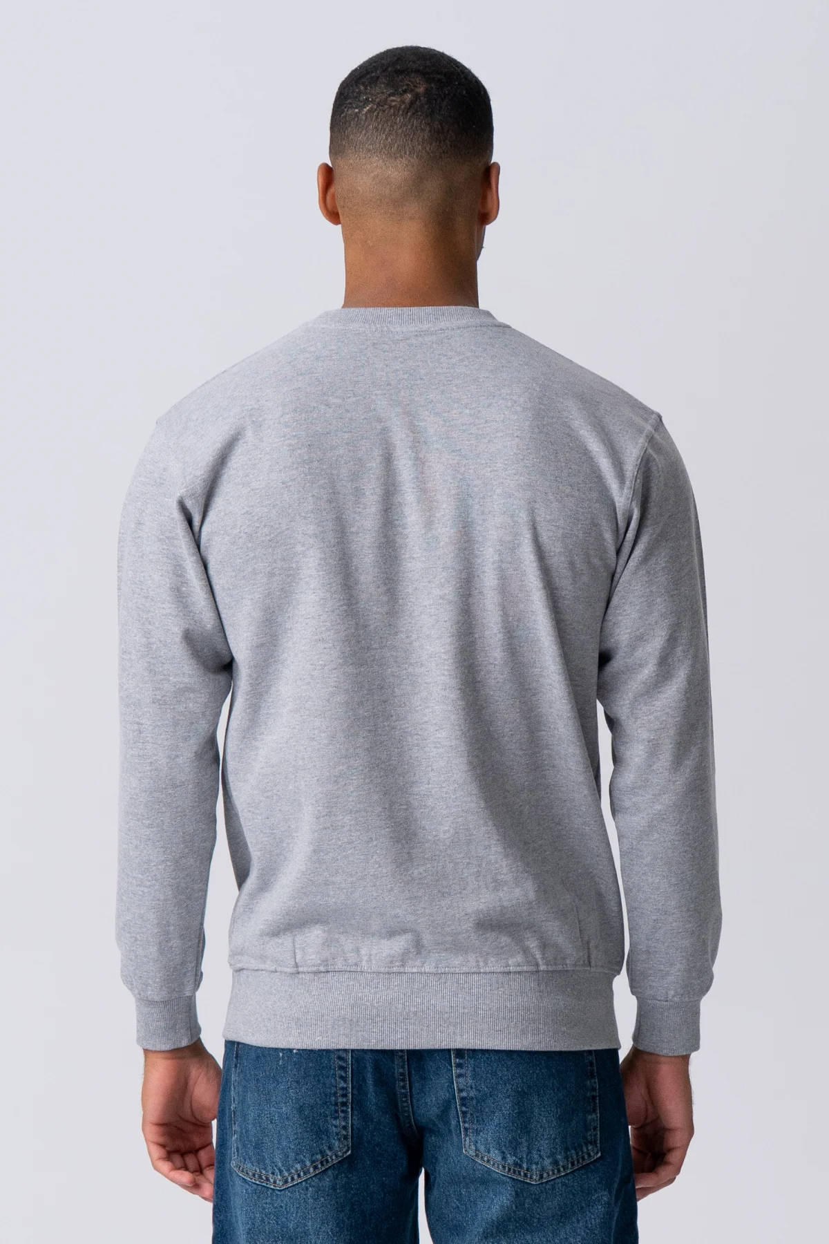 Camiseta esencial con cuello redondo - Gris Melange - Imagen 7