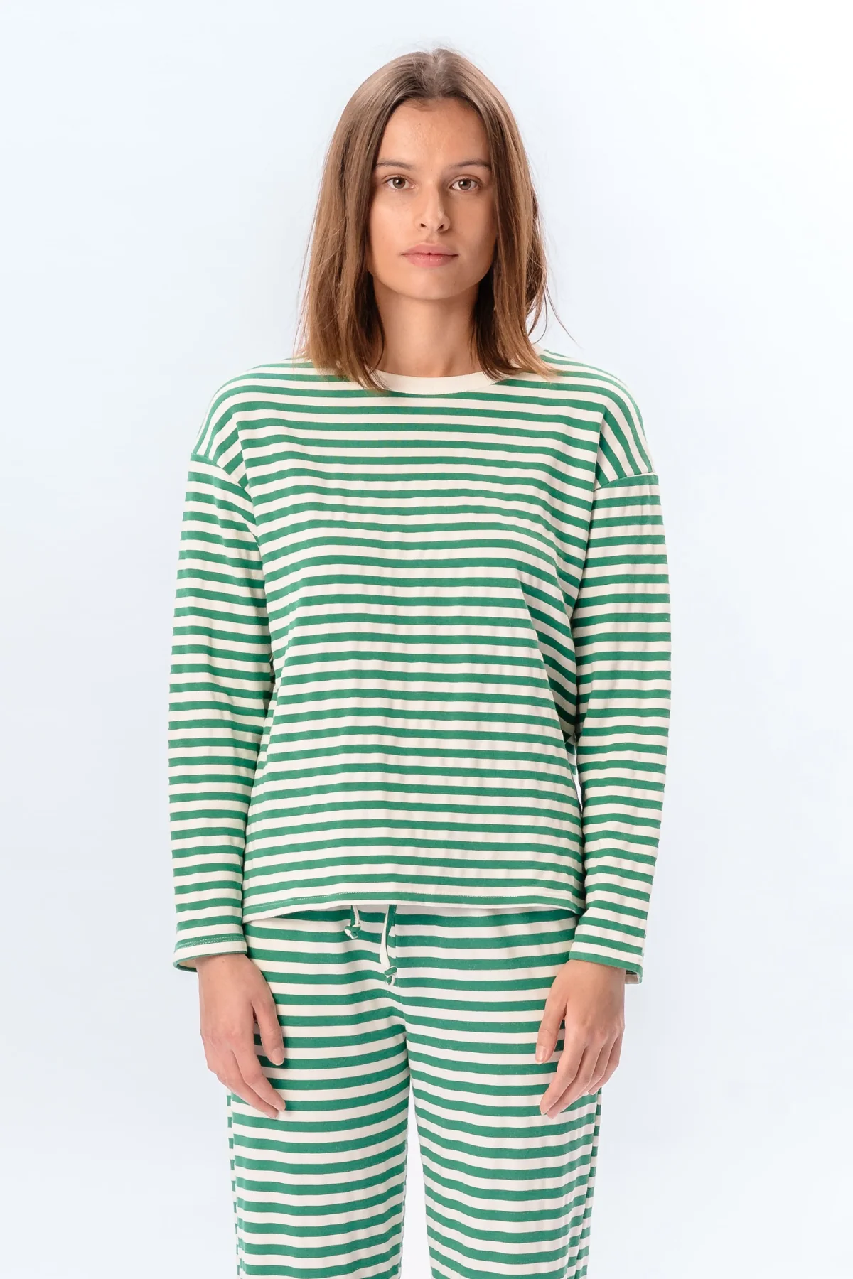 Camisa a rayas - Verde - Imagen 6