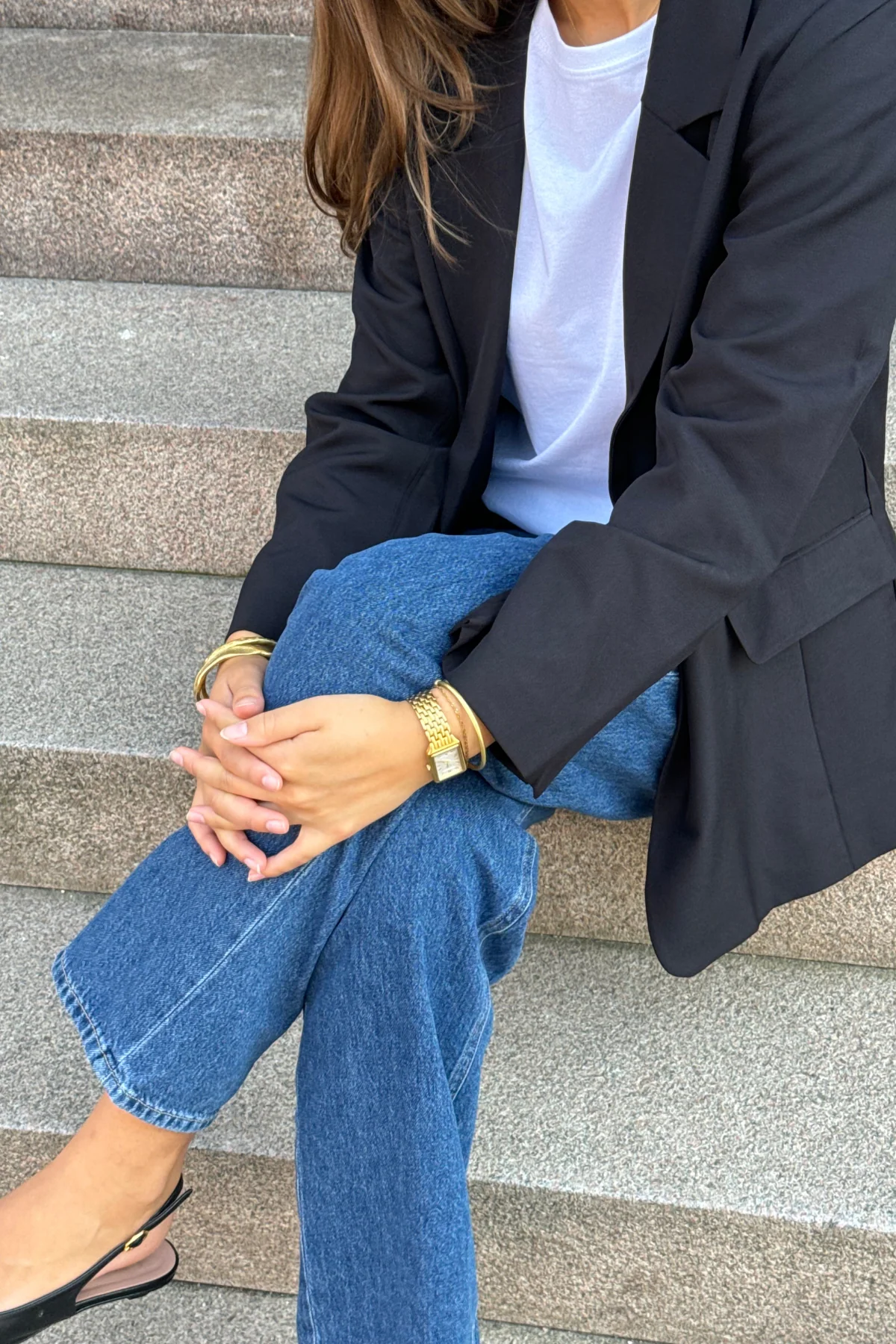 El rendimiento original de los jeans sueltos - mezclilla azul medio - Imagen 4