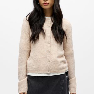 Cárdigan de punto Ágata - Humus Melange