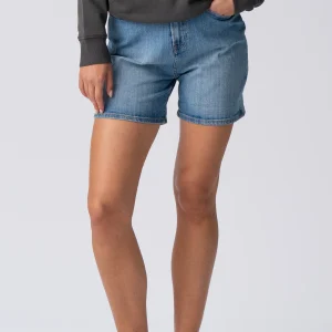 The Original Performance Vaqueros Shorts - Denim Azul Medio (Mujer)