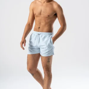 Bañador - Azul claro/Blanco