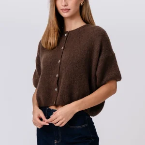 Punto Mary de manga corta - Marrón