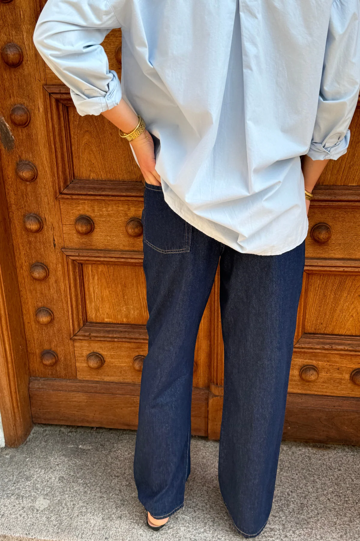 El rendimiento original de los jeans sueltos - mezclilla azul oscuro - Imagen 3