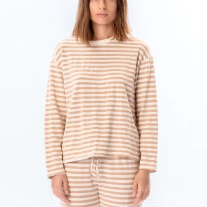 Camisa a rayas - Beige