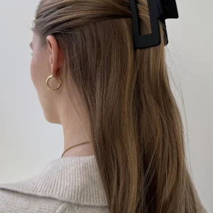 Central de pelo de Lina - Negro