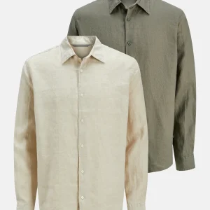 Camisa de lino: paquete de paquete (2 pcs).