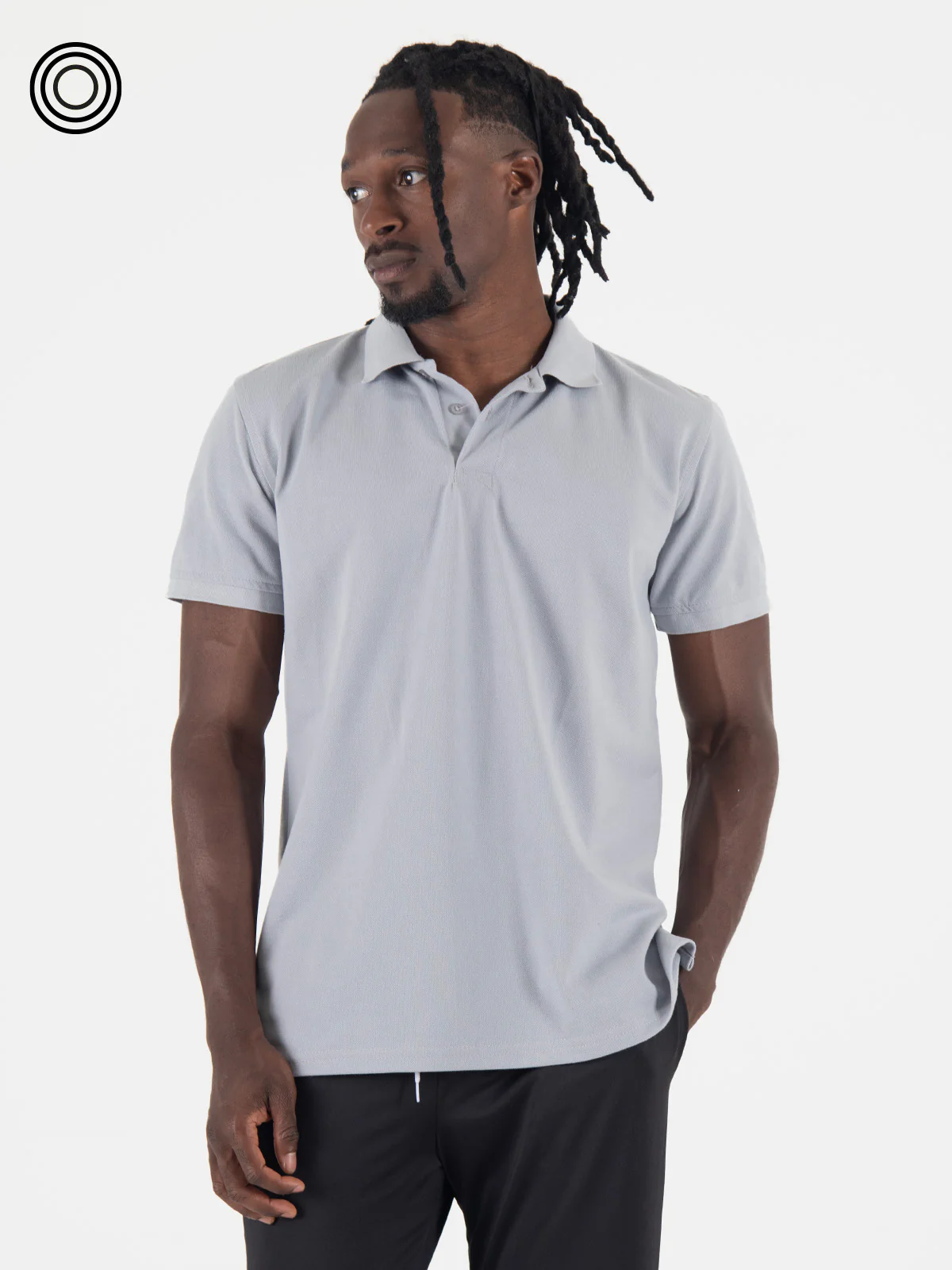 Polo Camiseta Gris Claro