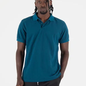 Polo Camiseta Azul Perla