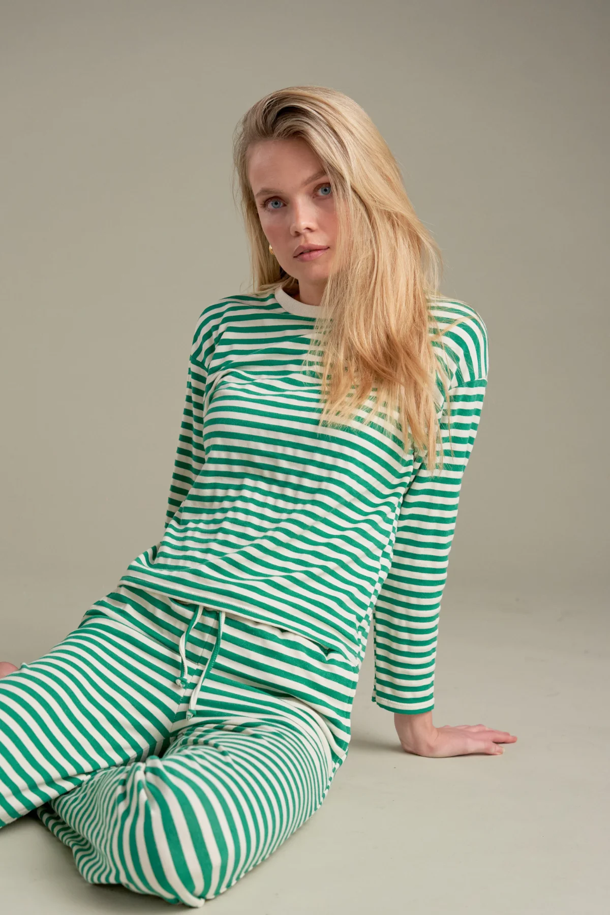 Camisa a rayas - Verde - Imagen 4