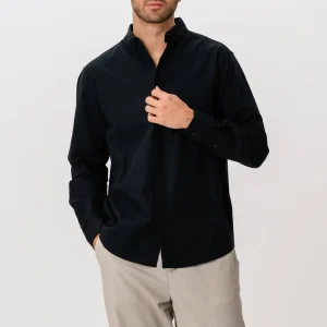 Camisa de lino - Negro