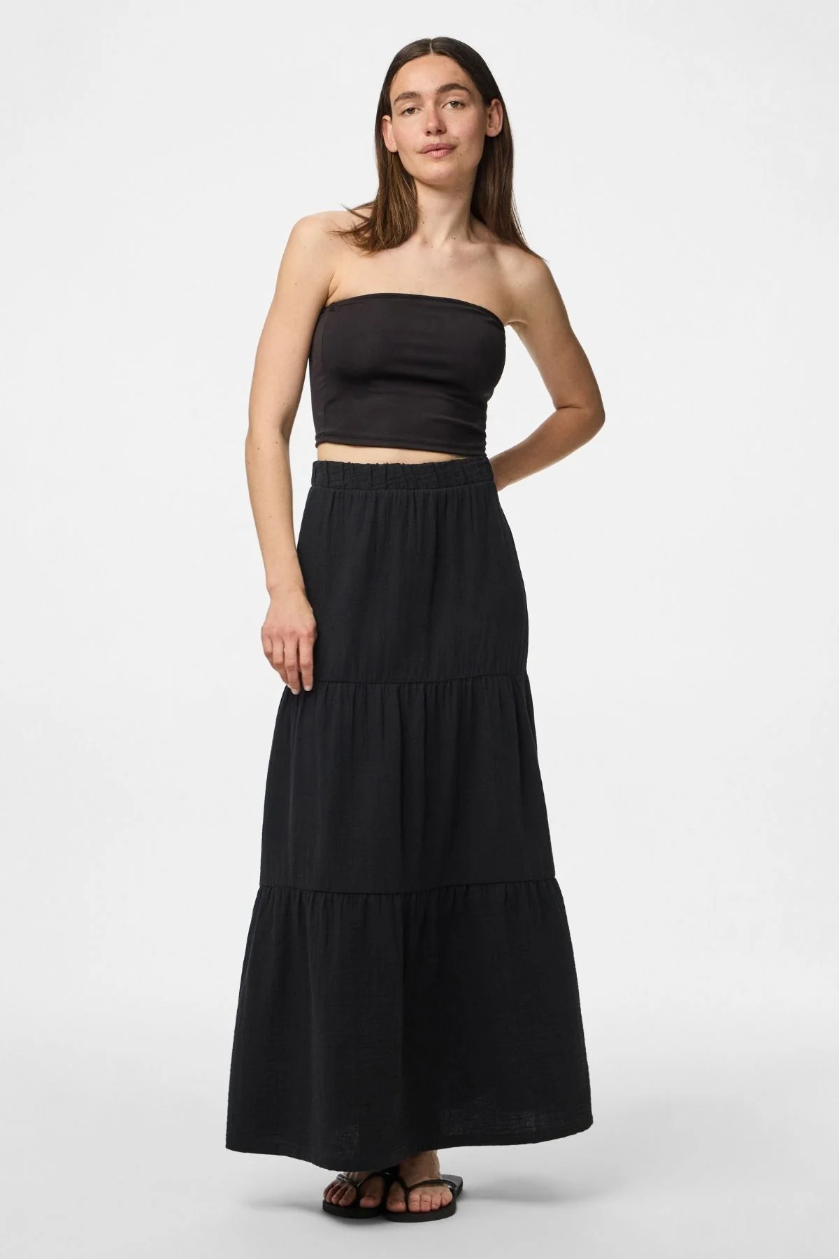 Falda sikka maxi - negro - Imagen 4