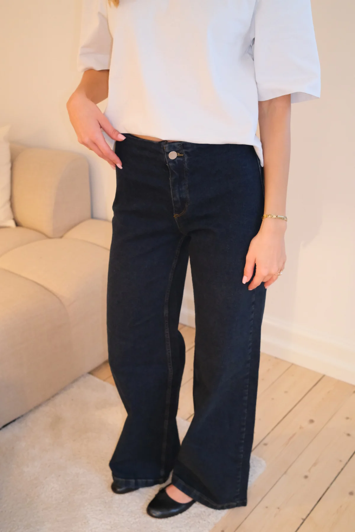 Vaqueros anchos Miley - Azul oscuro - Imagen 3