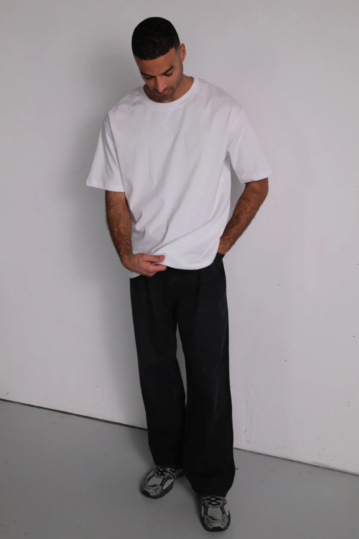 Vaqueros holgados - Negro - Imagen 4