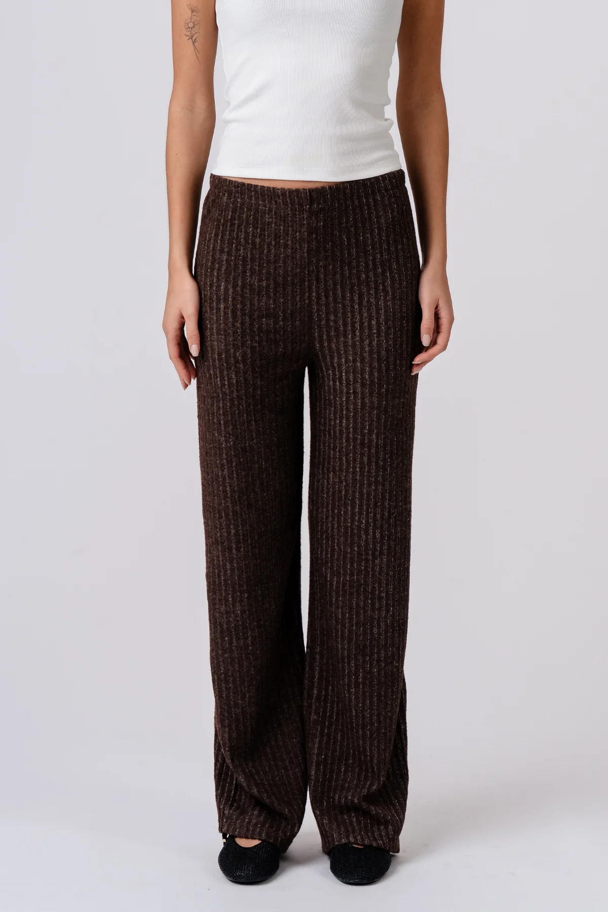 Tejido de hiedra Pants - Marrón