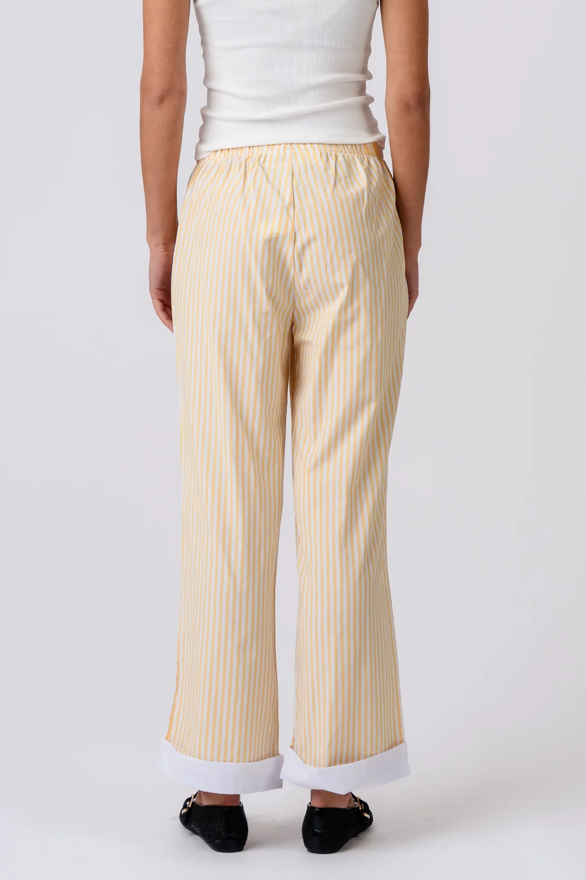 Layla rayado Pants - Amarillo - Imagen 6