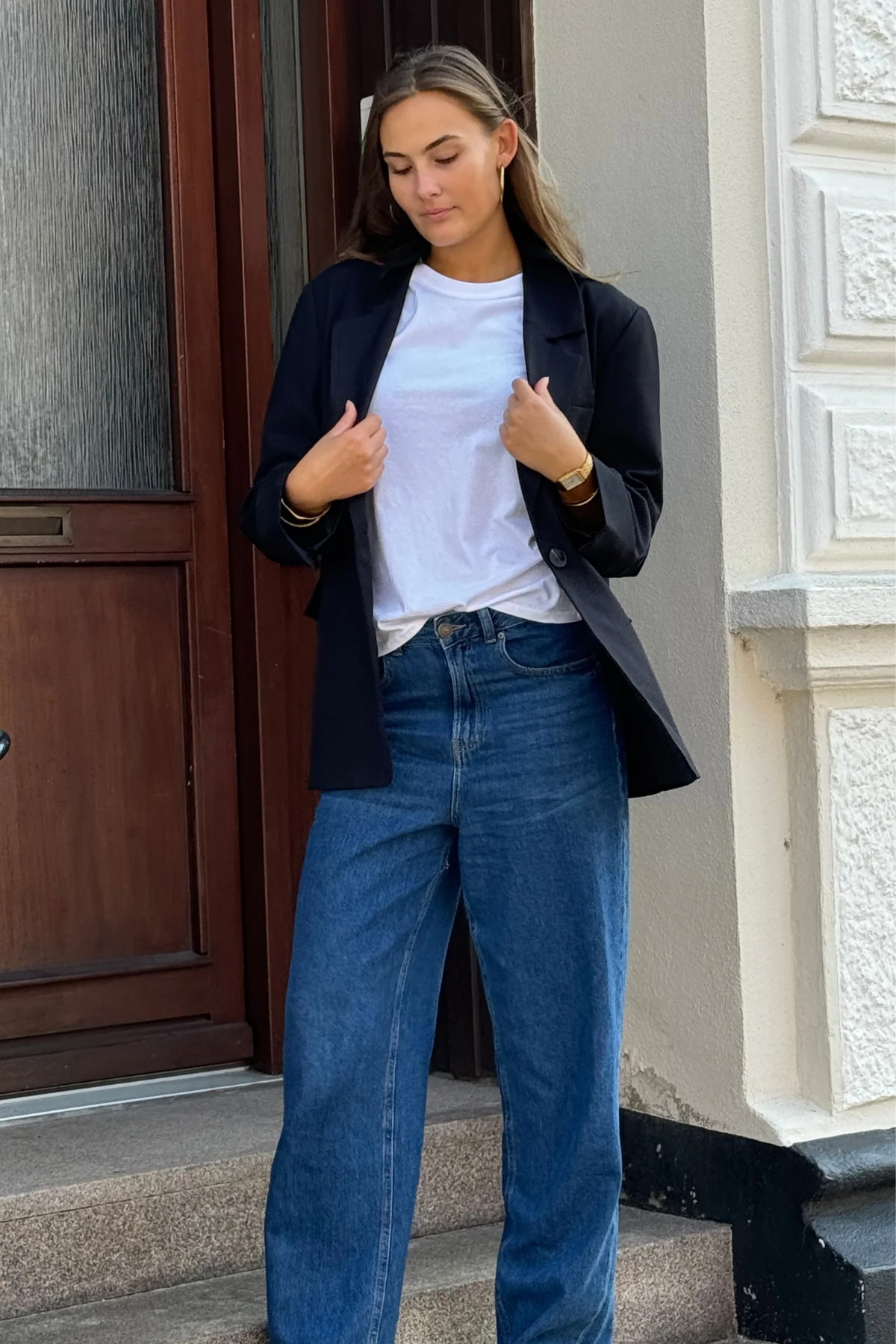 Blazer de gran tamaño - Negro - Imagen 6