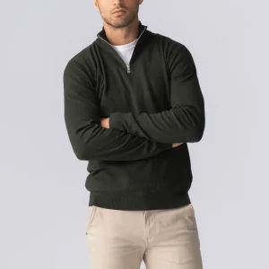 Jersey Media Cremallera - Ejército