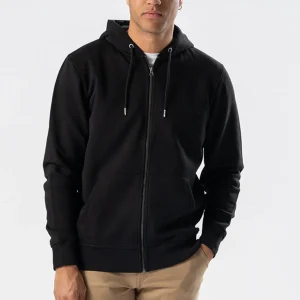 Sudadera con cremallera - Negra