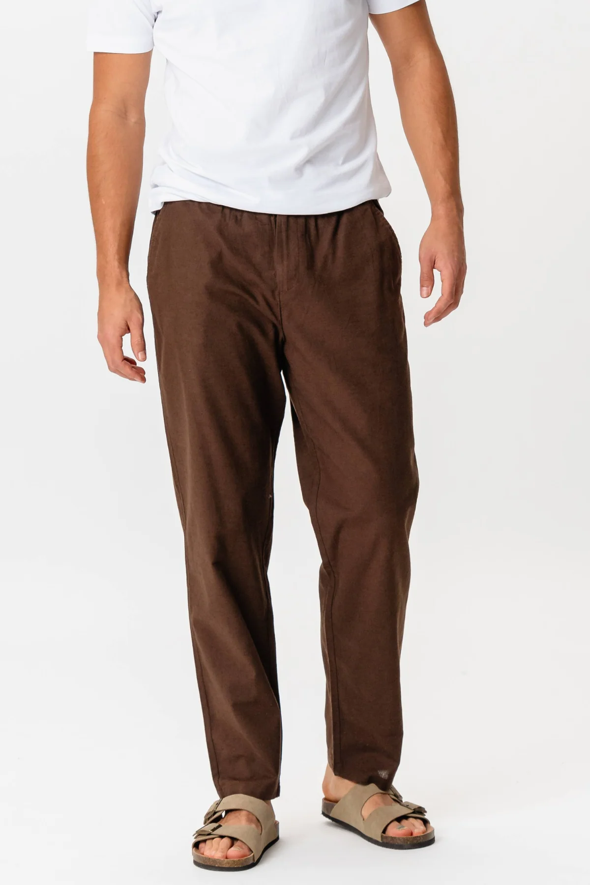 Lino Pants - Café