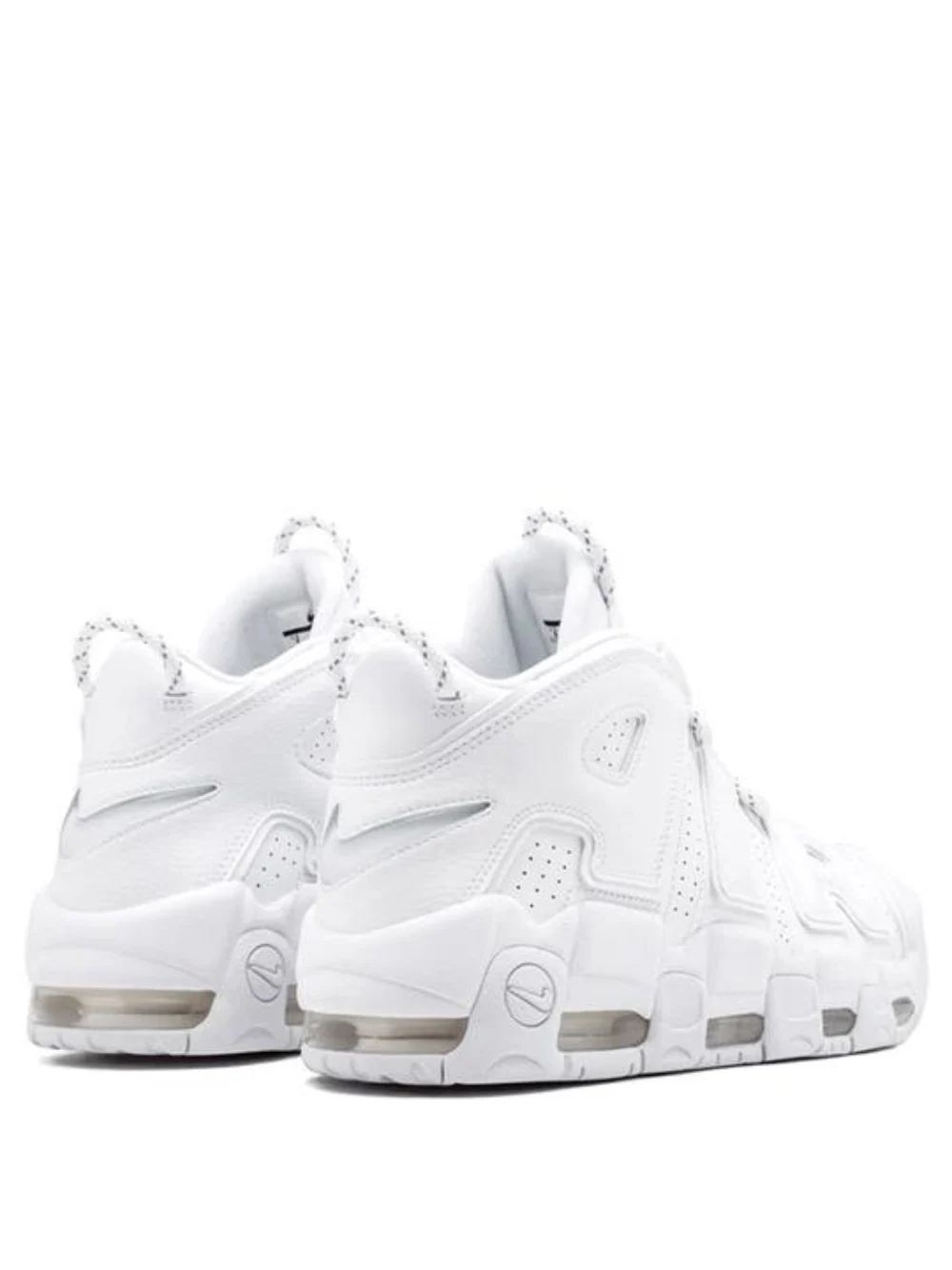 N373O Nike Air More Uptempo Triple White Blanco - Imagen 3