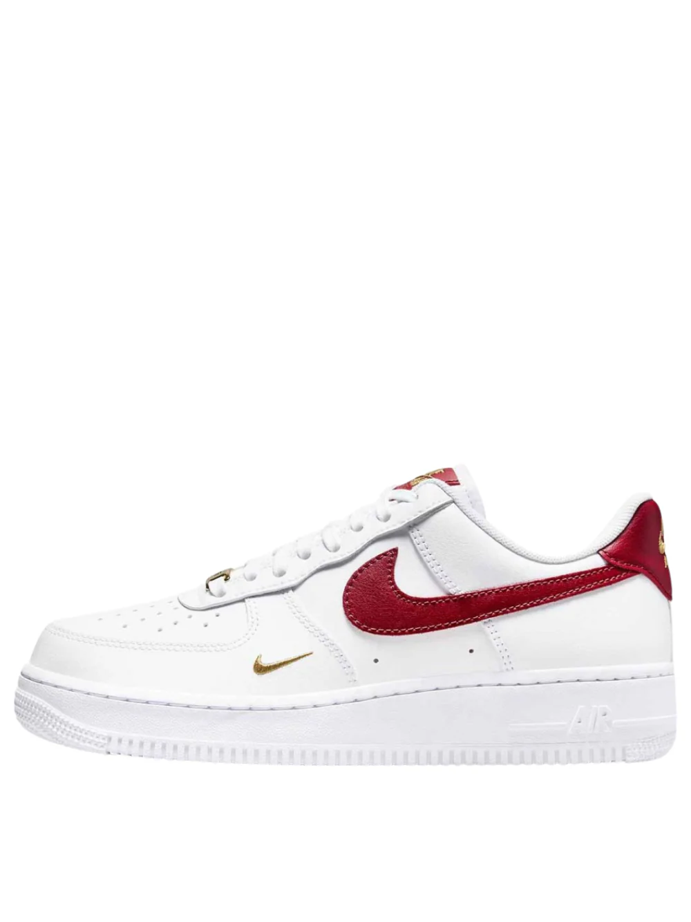 N370O Nike Air Force 1 07 Bajo Essential Blanco Gimnasio Rojo para Hombre y Mujer - Imagen 3
