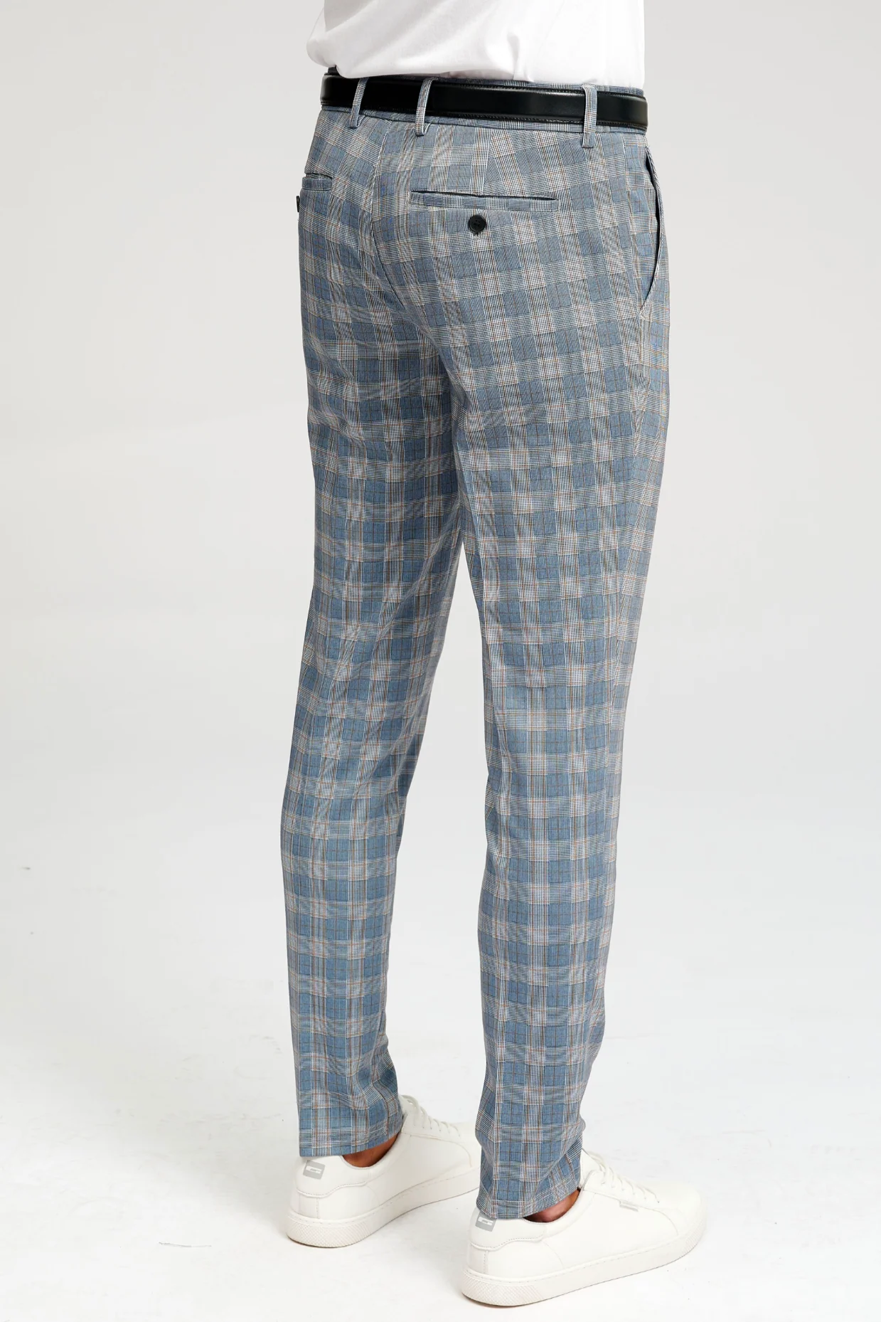 De origen Performance Pants - Blå Ternet (limitado) - Imagen 3