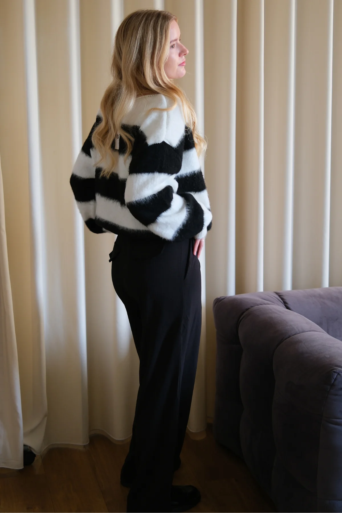 Emma Pants Suelto - negro - Imagen 3