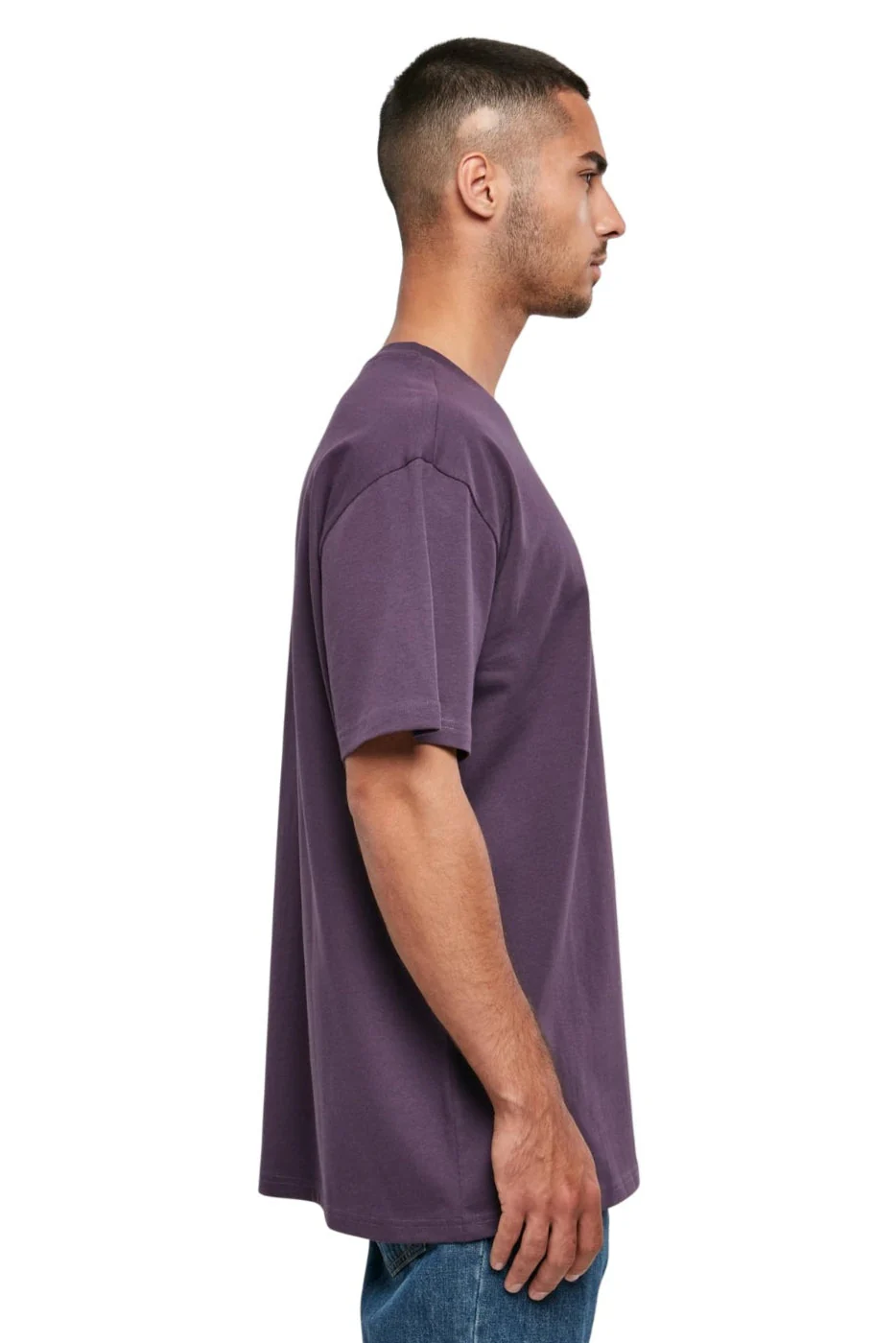 Pesado Oversized Camiseta - Noche morada - Imagen 3