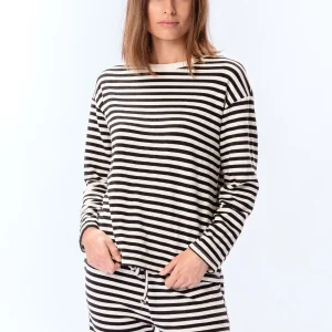 Camisa a rayas - Negra