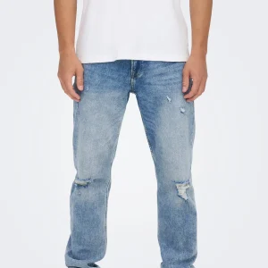 Weft Reg Blue Jeans - Denim azul