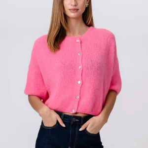 Punto Mary de manga corta - Rosa bebé