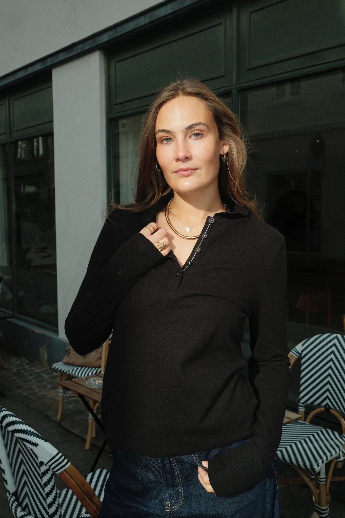 Polo - negro - Imagen 5