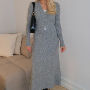 Falda de punto Nova - Gris