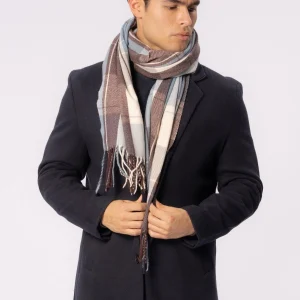 Bufanda - Café / Azul - Hombres