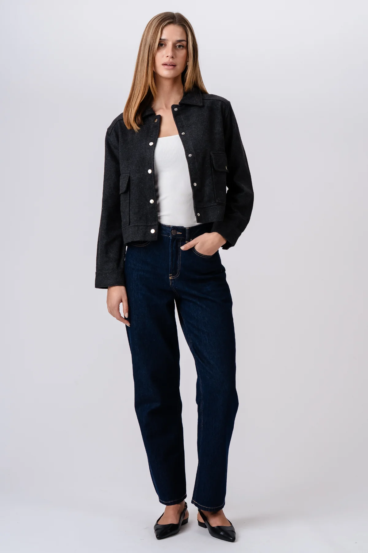 Adela Jacket - Anthracite - Imagen 5