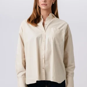Camisa relajada - beige