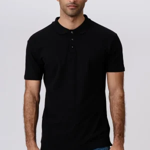 Muscle Polo Shirt - Negro