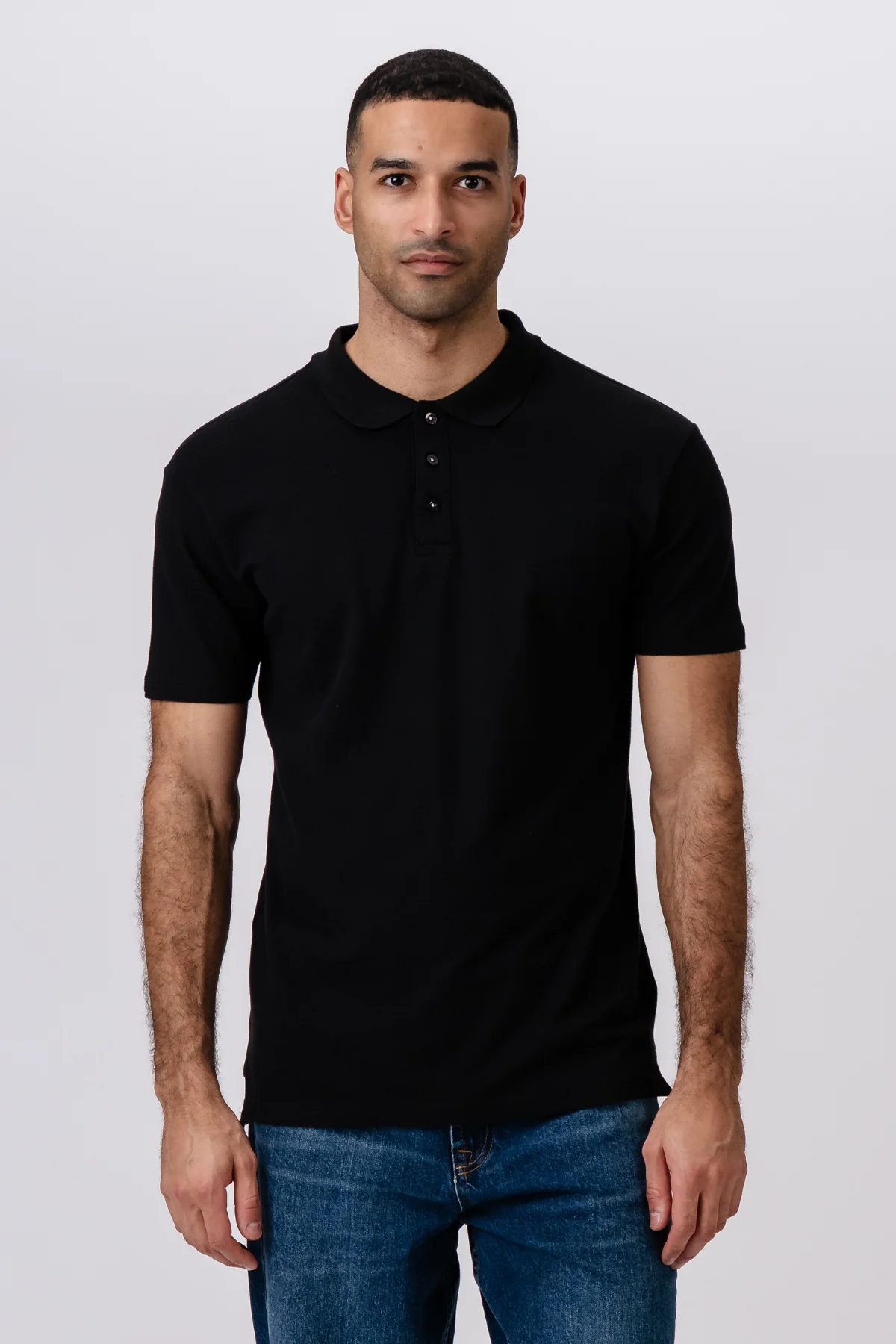 Muscle Polo Shirt - Negro