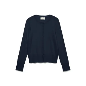 Cárdigan de punto Vina - Zafiro oscuro