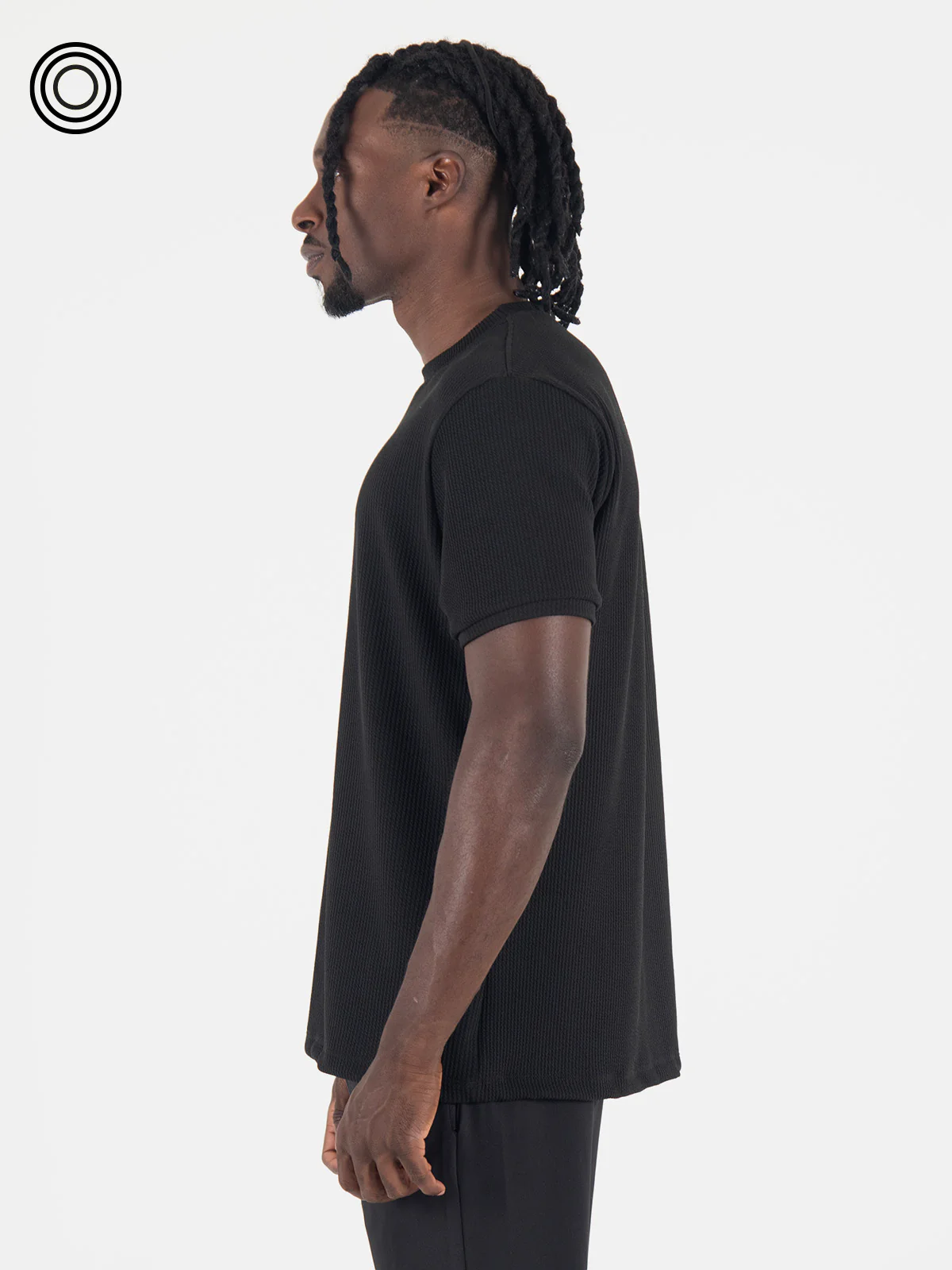 Camiseta atenas slim negra - Imagen 3