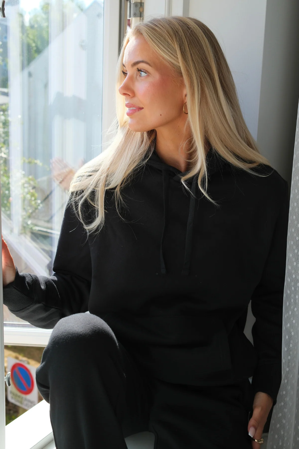 Sudadera con capucha esencial - Negro - Imagen 5