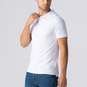 Muscle Polo Shirt - White