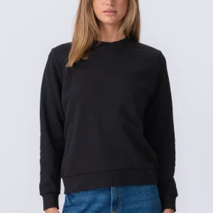 Camiseta esencial con cuello redondo - Negro