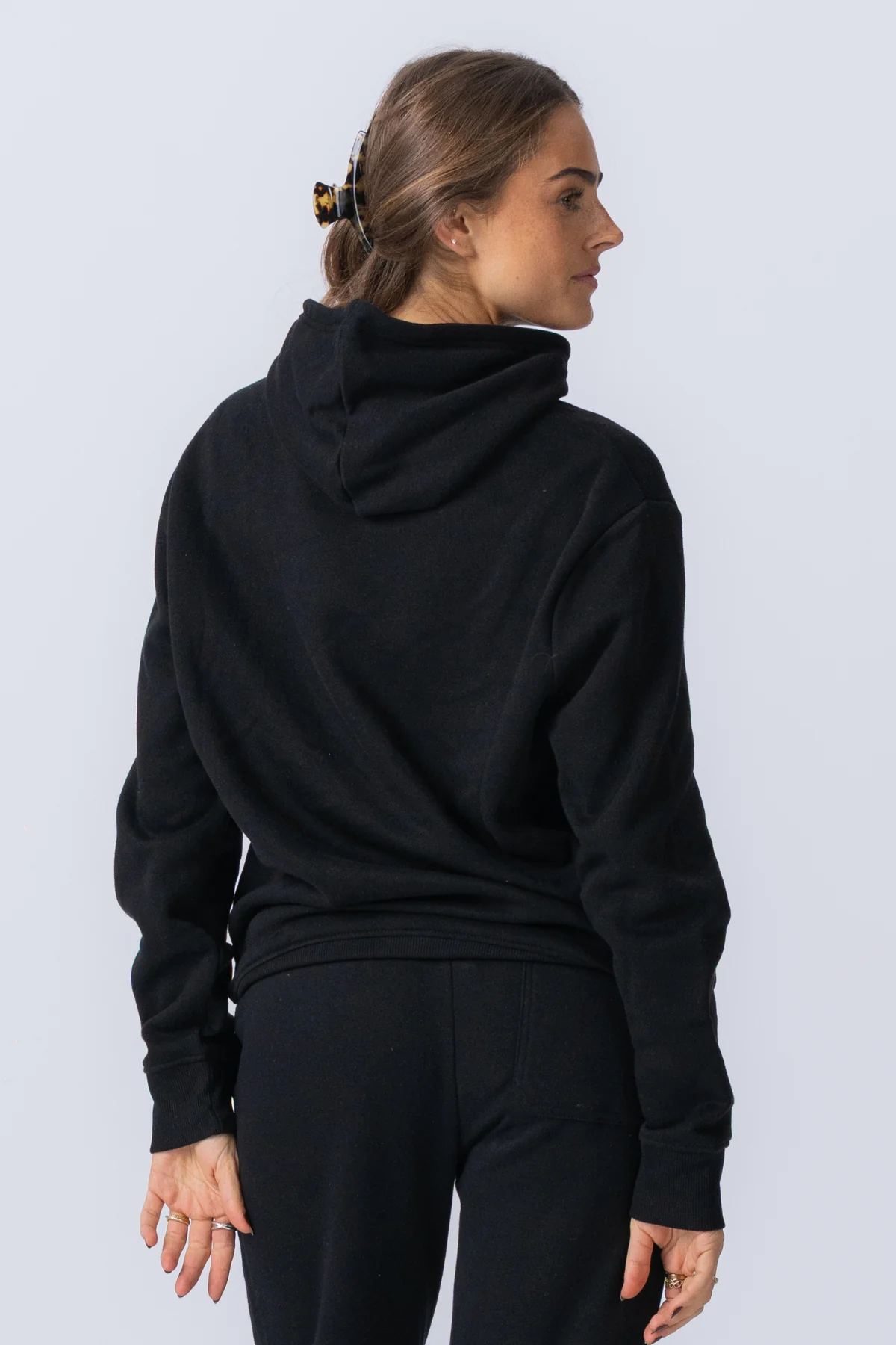 Sudadera con capucha esencial - Negro - Imagen 8