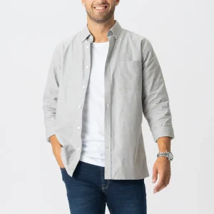 The Original Performance Oxford Shirt ™ ️ - Gray Melange