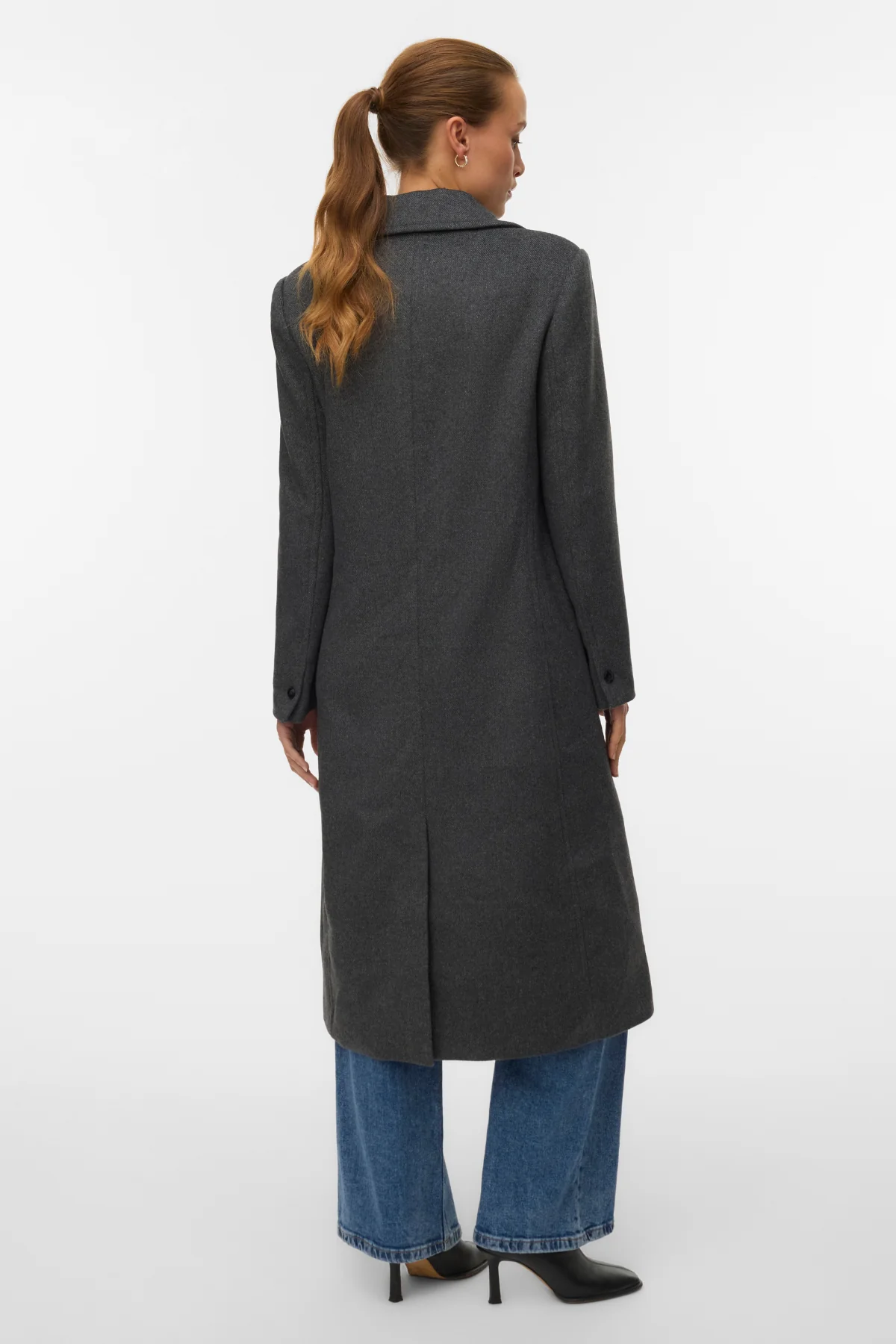 Garner Long Coat - Melange de gris medio - Imagen 4