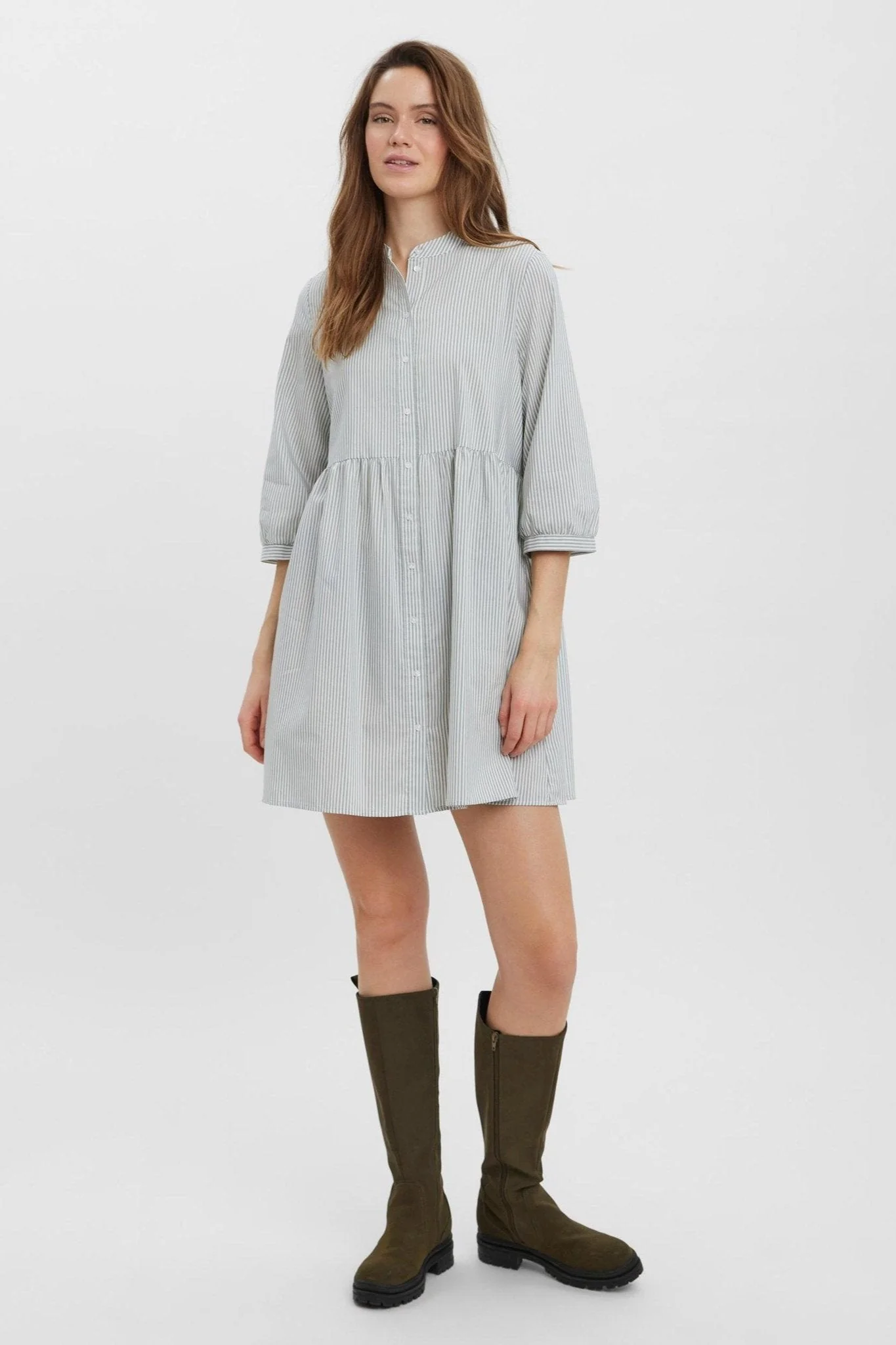 SISI 3/4 Vestido - Verde - Imagen 3