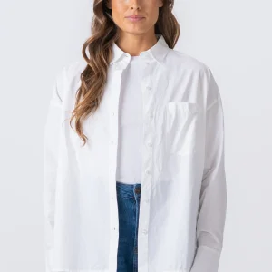 Camisa relajada - blanco