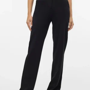 Zamira Slim Pantalón recto - Negro